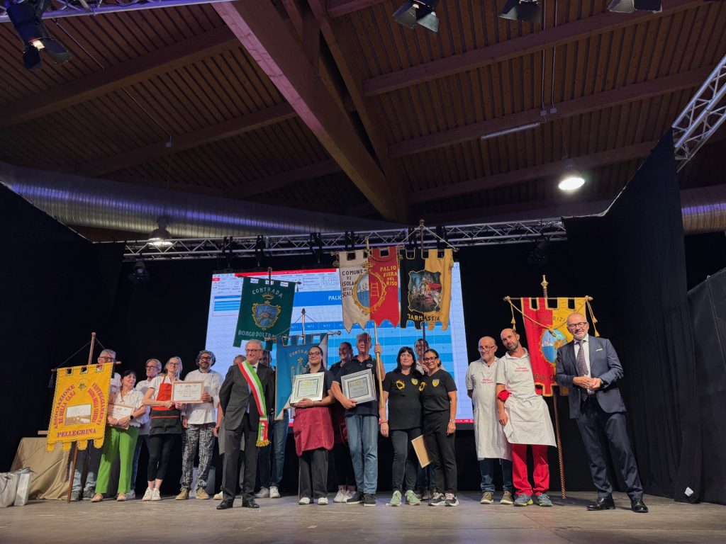 Le premiazioni al XXXVII Palio delle Contrade